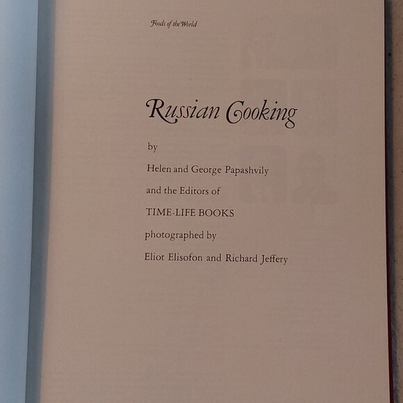 Vintage Time Life Russian Cooking cook book - Picture 2 of 2